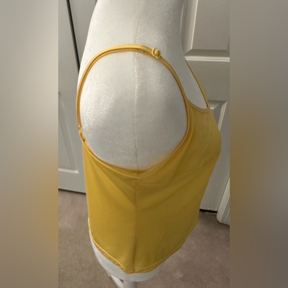Pennyblack pleated yellow tank top with separate lining - Picture 3 of 14